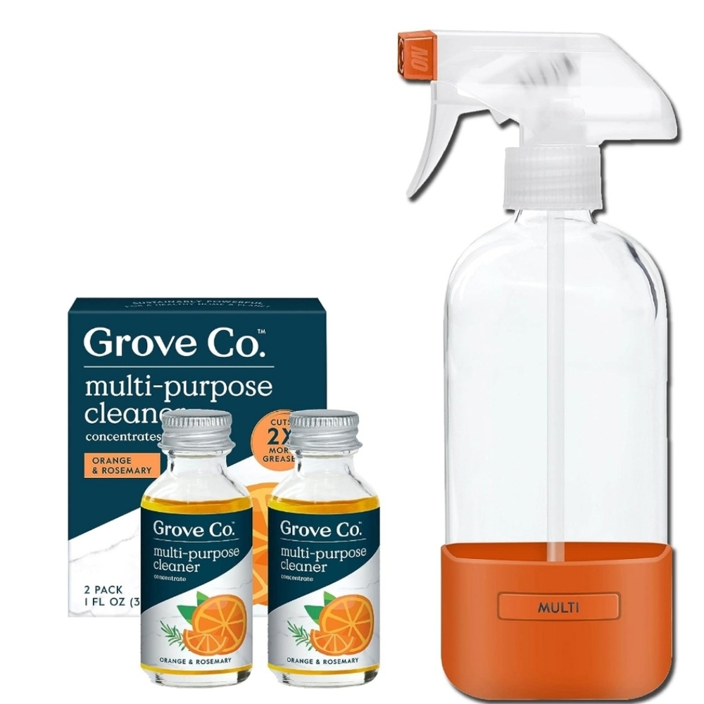 Glass Bottle Spray with 2 Refills